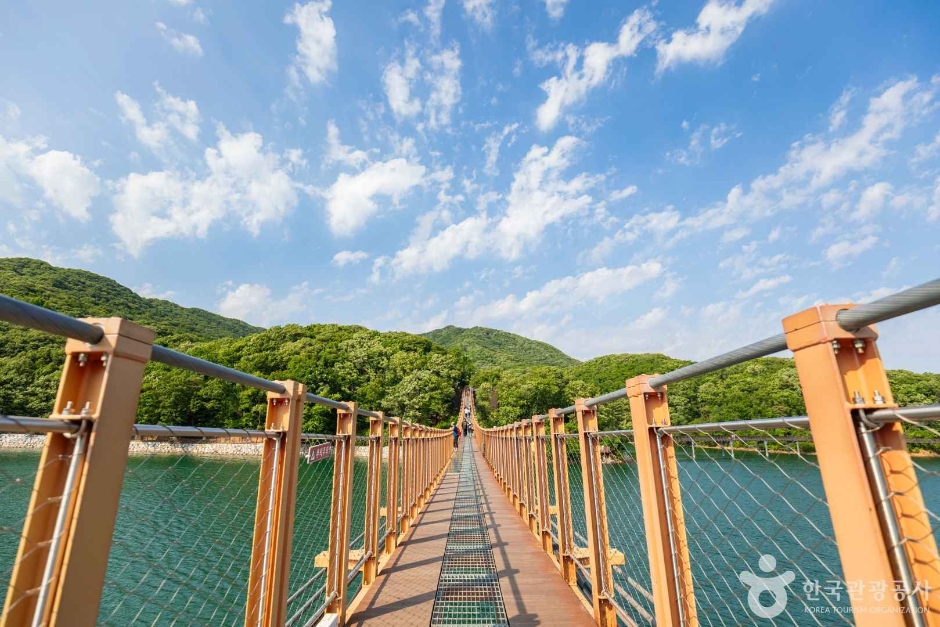 마장호수 출렁다리