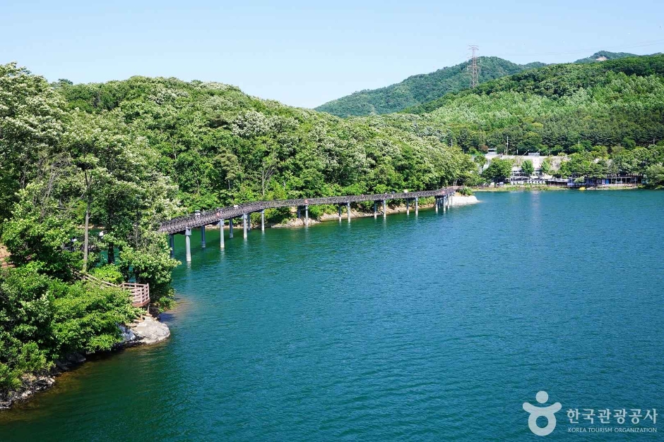 마장호수 출렁다리