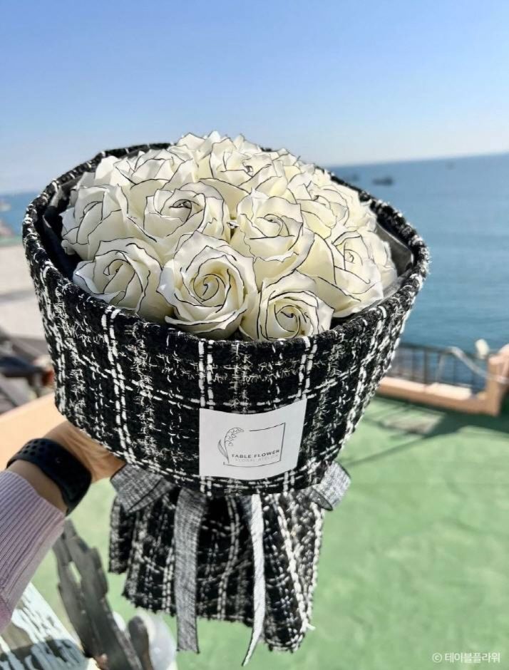 부산_영도_테이블플라워 샤넬장미