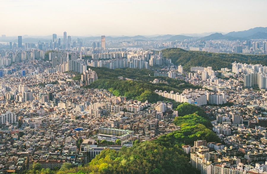 서울_관음사국기봉_국기봉에서 바라본 풍경