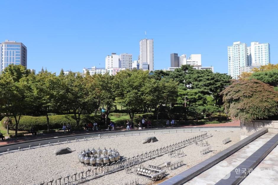 맥아더 사령관 한강방어선 시찰지 (4)_e