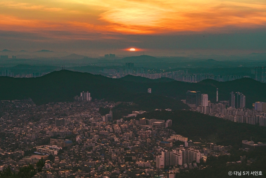 서울_북한산족두리봉_일몰