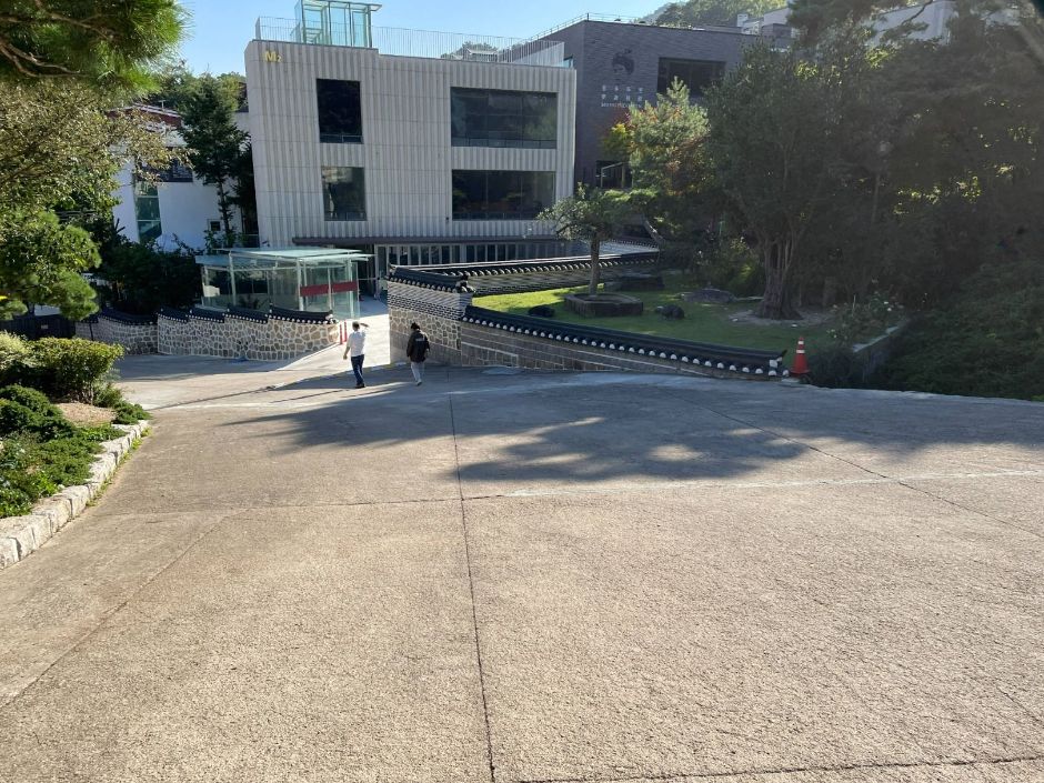 석파정_내부 통로, 완만한 정도