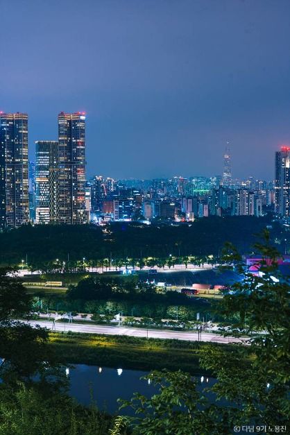 서울 야경 명소 추천, 야간 데이트 가볼만한곳_응봉산_2-6