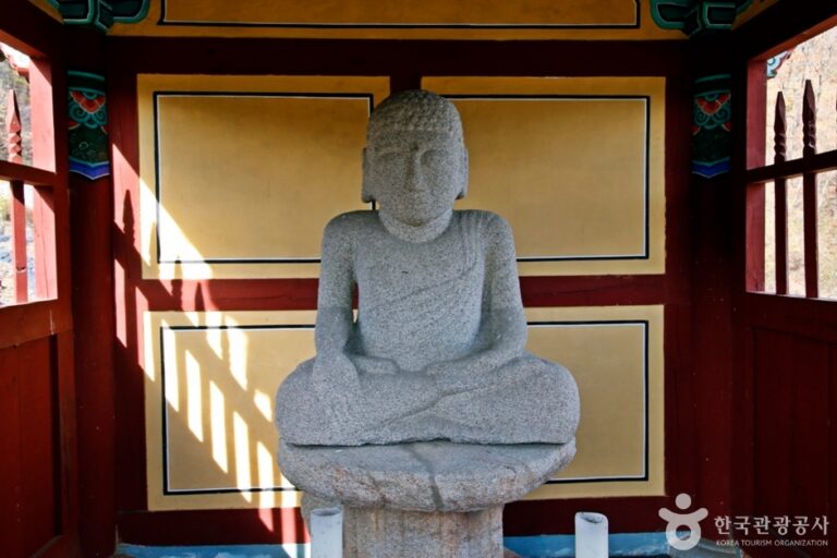 [충북] 충주 문주리 석조여래좌상