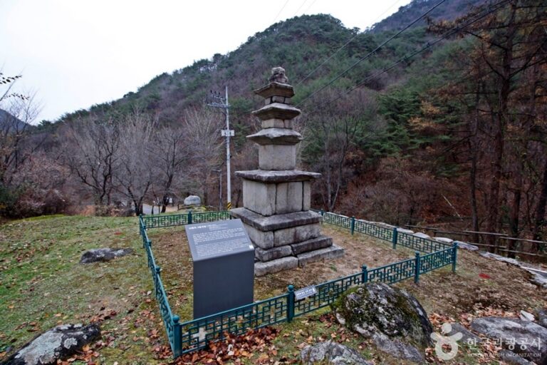 [충북] 충주 미륵대원지 삼층석탑