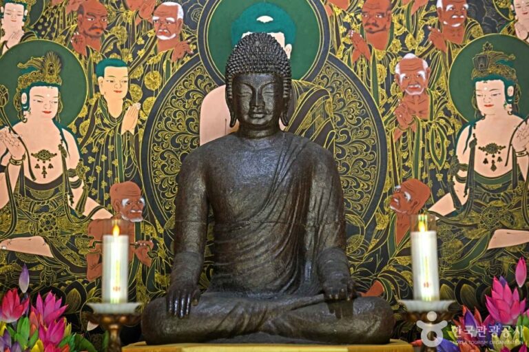 [충북] 충주 백운암 철조여래좌상