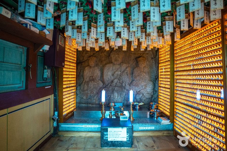 안양_삼막사 마애삼존불 (2)