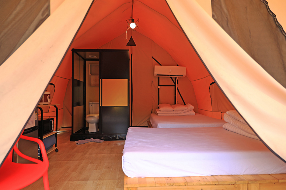 새연리조트 가평설악2호점_글램핑내부