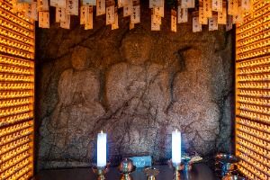 삼막사 마애삼존불