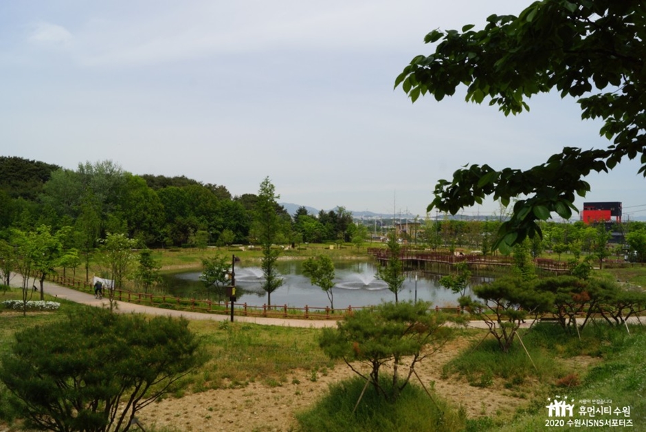 오목호수공원_인공호수전경