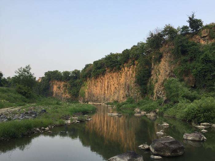 은대리 판상절리와 습곡구조 (한탄강 유네스코 세계지질공원)