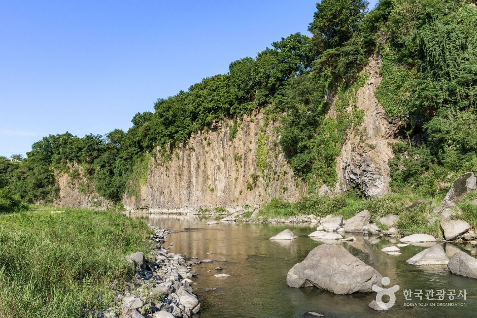 연천_차탄천 주상절리 (한탄강 유네스코 세계지질공원) (7)