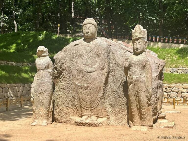 [경북] 경주 굴불사지 석조사면불상